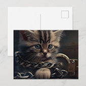 Cartes Postales Cat prisoner ポストカード (正面/裏面)