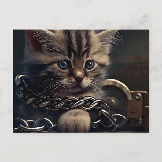 Cartes Postales Cat prisoner ポストカード (正面)