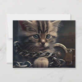 Cartes Postales Cat prisoner ポストカード