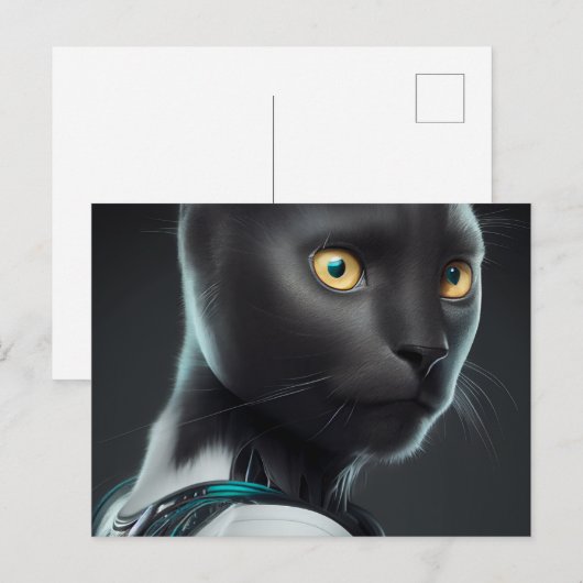 Cartes Postales Cat Robotique ポストカード (正面/裏面)