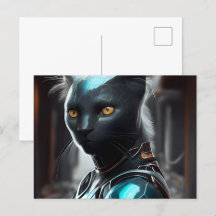 Cartes Postales Cat Robotique