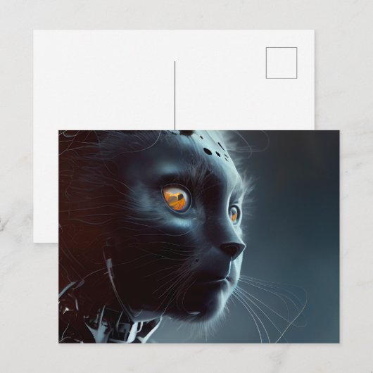 Cartes Postales Cat Robotique ポストカード (正面/裏面)