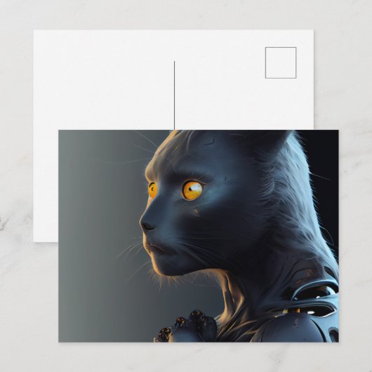 Cartes Postales Cat Robotique ポストカード (正面/裏面)