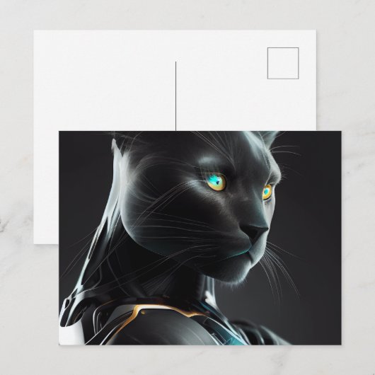 Cartes Postales Cat Robotique ポストカード (正面/裏面)