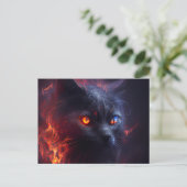 Cartes Postales Cat rouge ポストカード (スタンド正面)