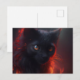 Cartes Postales Cat rouge ポストカード