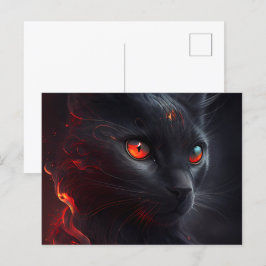 Cartes Postales Cat rouge ポストカード