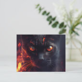 Cartes Postales Cat rouge ポストカード (スタンド正面)