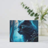 Cartes Postales Chat Bleu ポストカード (スタンド正面)