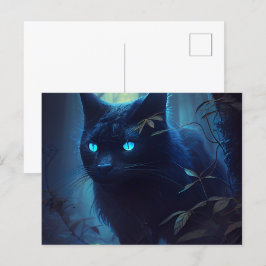 Cartes Postales Chat Bleu ポストカード