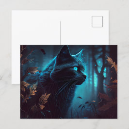 Cartes Postales Chat Bleu ポストカード