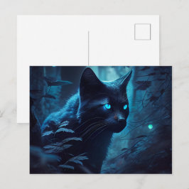 Cartes Postales Chat Bleu ポストカード