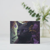 Cartes Postales Chat Mauve ポストカード (スタンド正面)