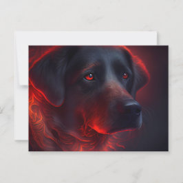 Cartes Postales chien Rouge ポストカード
