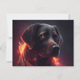 Cartes Postales chien Rouge ポストカード