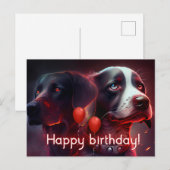 Cartes Postales Dog  ポストカード (正面/裏面)