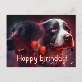 Cartes Postales Dog  ポストカード