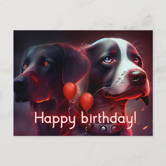 Cartes Postales Dog  ポストカード (正面)