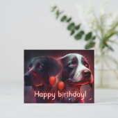 Cartes Postales Dog  ポストカード (スタンド正面)