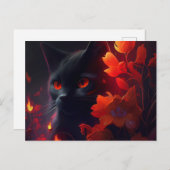 Cartes Postales feu Fleur ポストカード (正面/裏面)