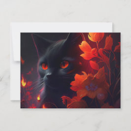 Cartes Postales feu Fleur ポストカード