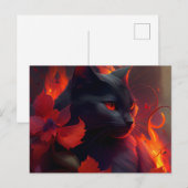 Cartes Postales feu Fleur ポストカード (正面/裏面)