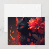 Cartes Postales feu Fleur ポストカード (正面/裏面)