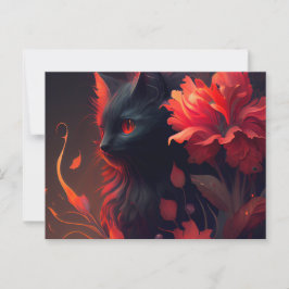 Cartes Postales feu Fleur ポストカード