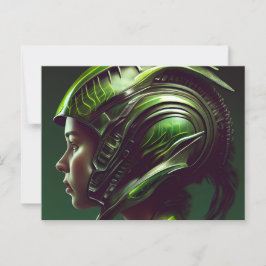 Cartes Postales Fille Futurisme ポストカード