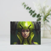 Cartes Postales Fille Futurisme ポストカード (スタンド正面)