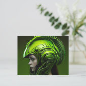 Cartes Postales Fille Futurisme ポストカード (スタンド正面)