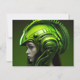 Cartes Postales Fille Futurisme ポストカード