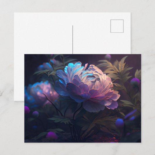 Cartes Postales Fleur ポストカード (正面/裏面)