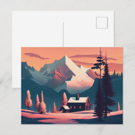 Cartes Postales hiver ポストカード