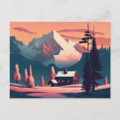 Cartes Postales hiver ポストカード (正面)