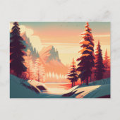 Cartes Postales hiver ポストカード (正面)