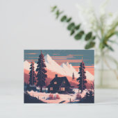 Cartes Postales hiver ポストカード (スタンド正面)