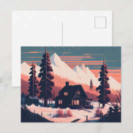 Cartes Postales hiver ポストカード