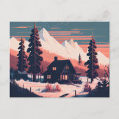 Cartes Postales hiver ポストカード (正面)