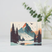 Cartes Postales hiver ポストカード (スタンド正面)