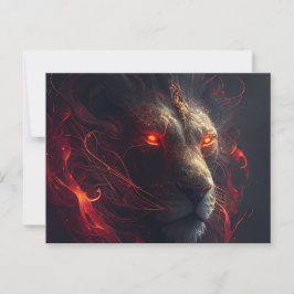 Cartes Postales Lion Rouge ポストカード