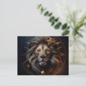 Cartes Postales Lion Zodiac ポストカード (スタンド正面)