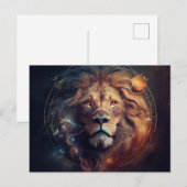 Cartes Postales Lion Zodiac ポストカード (正面/裏面)