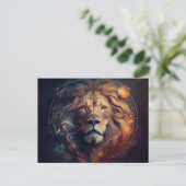 Cartes Postales Lion Zodiac ポストカード (スタンド正面)