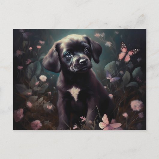 Cartes Postales Puppy ポストカード (正面)