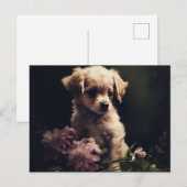 Cartes Postales Puppy ポストカード (正面/裏面)