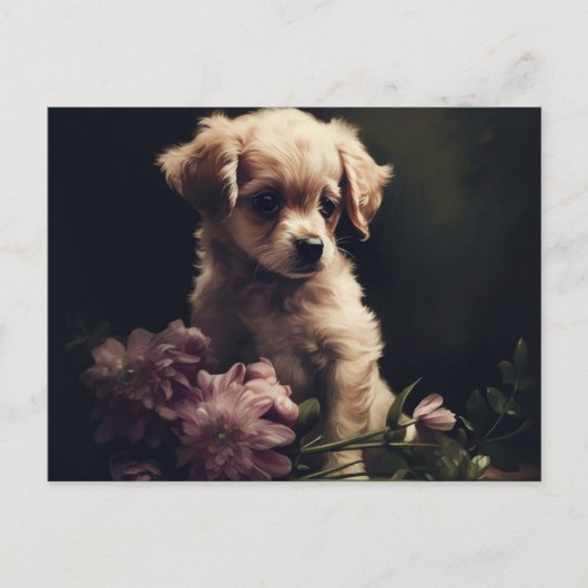 Cartes Postales Puppy ポストカード (正面)
