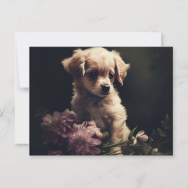 Cartes Postales Puppy ポストカード