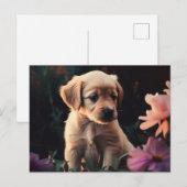 Cartes Postales Puppy ポストカード (正面/裏面)
