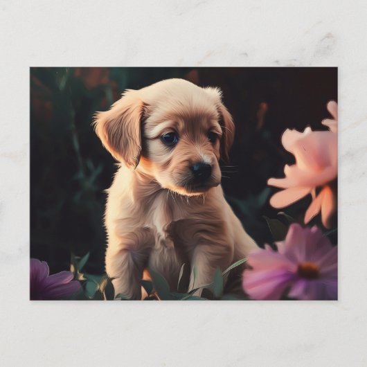 Cartes Postales Puppy ポストカード (正面)